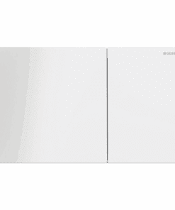 GEBERIT ΜΗΧΑΝΙΚΗ ΠΛΑΚΕΤΑ SIGMA 70 SQUARE ΓΥΑΛΙΝΗ ΛΕΥΚΗ 115.622.SI.1 14.5 x 25.0
