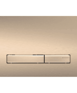 GEBERIT ΜΗΧΑΝΙΚΗ ΠΛΑΚΕΤΑ SIGMA 50 SQUARE ΚΟΚΚΙΝΗ ΧΡΥΣΗ ΜΕ ΜΠΟΥΤΟΝ ΚΟΚΚΙΝΟ ΧΡΥΣΟ 115.670.QB.2 16.4 x 24.6