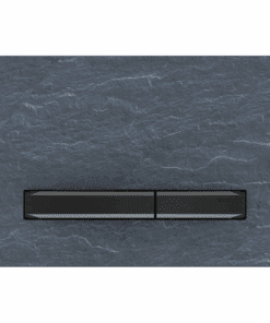 GEBERIT ΜΗΧΑΝΙΚΗ ΠΛΑΚΕΤΑ SIGMA 50 SQUARE MUSTANG ΣΧΙΣΤΟΛΙΘΟΣ ΜΕ ΜΠΟΥΤΟΝ ΜΑΥΡΟ 115.671.JM.2 16.4 x 24.6