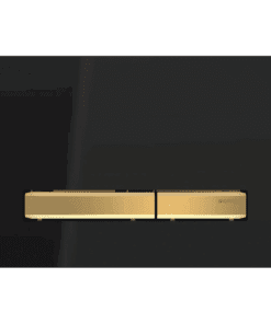 GEBERIT ΜΗΧΑΝΙΚΗ ΠΛΑΚΕΤΑ SIGMA 50 SQUARE ΜΑΥΡΗ ΓΥΑΛΙΝΗ ΜΕ ΜΠΟΥΤΟΝ ΟΡΕΙΧΑΛΚΟΣ 115.672.DW.2 16.4 x 24.6