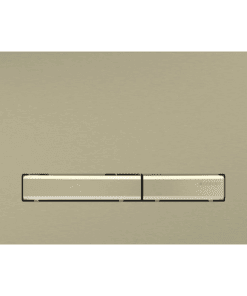 GEBERIT ΜΗΧΑΝΙΚΗ ΠΛΑΚΕΤΑ SIGMA 50 SQUARE BRASS BRUSHED ΜΕ ΜΠΟΥΤΟΝ BRASS 115.672.QF.2 16.4 x 24.6