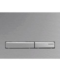 GEBERIT ΜΗΧΑΝΙΚΗ ΠΛΑΚΕΤΑ SIGMA 50 SQUARE ΑΝΟΞΕΙΔΩΤΟΣ ΧΑΛΥΒΑΣ ΜΕ ΜΠΟΥΤΟΝ ΧΡΩΜΕ ΓΥΑΛΙΣΤΕΡΟ 115.788.GH.2 16.4 x 24.6