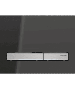 GEBERIT ΜΗΧΑΝΙΚΗ ΠΛΑΚΕΤΑ SIGMA 50 SQUARE SMOKED ΓΥΑΛΙΝΗ ΜΕ ΜΠΟΥΤΟΝ ΧΡΩΜΕ ΓΥΑΛΙΣΤΕΡΟ 115.788.SD.2 16.4 x 24.6