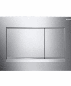 GEBERIT ΜΗΧΑΝΙΚΗ ΠΛΑΚΕΤΑ SIGMA 20 SQUARE ΧΡΩΜΕ ΓΥΑΛΙΣΤΕΡΗ ΜΕ ΡΙΓΑ ΧΡΩΜΕ ΜΑΤ 115.883.KH.1 16.4 x 24.6