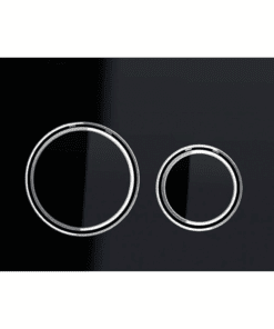 GEBERIT ΜΗΧΑΝΙΚΗ ΠΛΑΚΕΤΑ SIGMA 50 ROUND ΜΑΥΡΗ ΓΥΑΛΙΝΗ ΜΕ ΔΑΚΤΥΛΙΟ ΧΡΩΜΕ ΓΥΑΛΙΣΤΕΡΟ 115.884.SJ.1 16.4 x 24.6