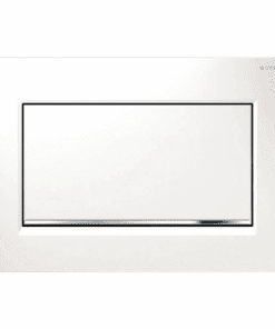 GEBERIT ΜΗΧΑΝΙΚΗ ΠΛΑΚΕΤΑ SIGMA 10 SQUARE ΛΕΥΚΗ ΓΥΑΛΙΣΤΕΡΗ ΜΕ ΡΙΓΑ ΧΡΩΜΕ ΓΥΑΛΙΣΤΕΡΗ 115.893.KJ.1 16.4 x 24.6
