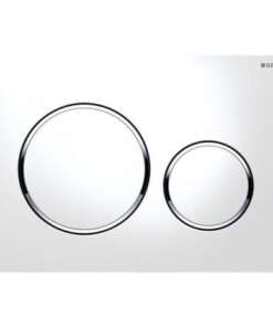 GEBERIT ΜΗΧΑΝΙΚΗ ΠΛΑΚΕΤΑ SIGMA 20 ROUND ΛΕΥΚΗ ΓΥΑΛΙΣΤΕΡΗ ΜΕ ΔΑΚΤΥΛΙΟ ΧΡΩΜΕ ΓΥΑΛΙΣΤΕΡΟ 115.882.KJ.1 16.4 x 24.6