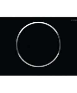 GEBERIT ΜΗΧΑΝΙΚΗ ΠΛΑΚΕΤΑ SIGMA 10 ROUND ΜΑΥΡΗ ΓΥΑΛΙΣΤΕΡΗ ΜΕ ΔΑΚΤΥΛΙΟ ΧΡΩΜΕ ΓΥΑΛΙΣΤΕΡΟ 115.758.KM.5 16.4 x 24.6