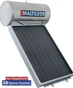 ΜΑΛΤΕΖΟΣ ΗΛΙΑΚΟΣ ΘΕΡΜΟΣΙΦΩΝΑΣ 160Lt/1,95m2 SAC (130x150) INOX ΔΙΠΛΗΣ ΕΝΕΡΓΕΙΑΣ