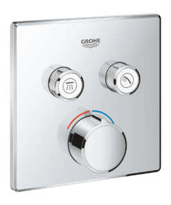 GROHE ΑΝΑΜΕΙΚΤΙΚΗ ΕΝΤΟΙΧΙΖΟΜΕΝΗ ΜΠΑΤΑΡΙΑ 2 ΕΞΟΔΩΝ SMART CONTROL 29148000 ΧΡΩΜΕ