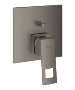GROHE ΜΠΑΤΑΡΙΑ ΛΟΥΤΡΟΥ EUROCUBE 2 ΕΞΟΔΩΝ 24062AL0 BRUSHED HARD GRAPHITE