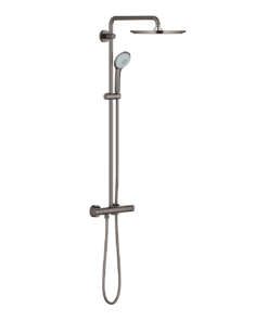 GROHE ΣΥΣΤΗΜΑ ΝΤΟΥΖ EUPHORIA SYSTEM 310 ΜΕ ΘΕΡΜΟΣΤΑΤΙΚΗ ΜΠΑΤΑΡΙΑ 26075A00 HARD GRAPHITE