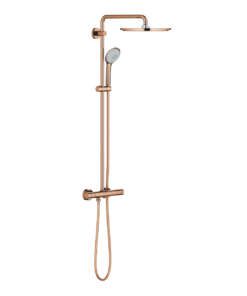 GROHE ΣΥΣΤΗΜΑ ΝΤΟΥΖ EUPHORIA SYSTEM 310 ΜΕ ΘΕΡΜΟΣΤΑΤΙΚΗ ΜΠΑΤΑΡΙΑ 26075DA0 WARM SUNSET