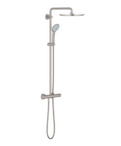 GROHE ΣΥΣΤΗΜΑ ΝΤΟΥΖ EUPHORIA SYSTEM 310 ΜΕ ΘΕΡΜΟΣΤΑΤΙΚΗ ΜΠΑΤΑΡΙΑ 26075DC0 SUPERSTEEL