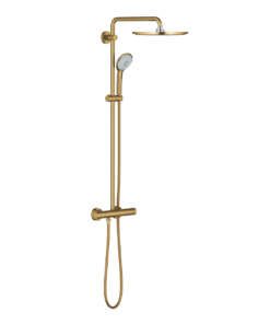 GROHE ΣΥΣΤΗΜΑ ΝΤΟΥΖ EUPHORIA SYSTEM 310 ΜΕ ΘΕΡΜΟΣΤΑΤΙΚΗ ΜΠΑΤΑΡΙΑ 26075GN0 BRUSHED COOL SUNRISE