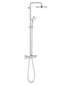 GROHE ΣΥΣΤΗΜΑ ΝΤΟΥΖ TEMPESTA COSMOPOLITAN SYSTEM 210 ΜΕ ΘΕΡΜΟΣΤΑΤΙΚΗ ΜΠΑΤΑΡΙΑ 27922001 ΧΡΩΜΕ
