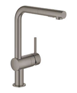 GROHE ΜΠΑΤΑΡΙΑ ΝΕΡΟΧΥΤΗ MINTA ΜΕ ΝΤΟΥΣ 2 ΡΟΩΝ 30274AL0 BRUSHED HARD GRAPHITE