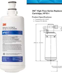 3M ΦΙΛΤΡΟ ΝΕΡΟΥ HIGH FLOW SERIES FILTER CARTRIDGE 0.2μm eu-hf10i