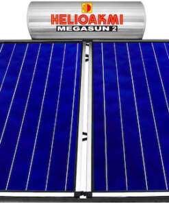 HELIOAKMI MEGASUN 2 ΗΛΙΑΚΟΣ ΘΕΡΜΟΣΙΦΩΝΑΣ 200Lt/3m2 ΔΙΠΛΗΣ ΕΝΕΡΓΕΙΑΣ