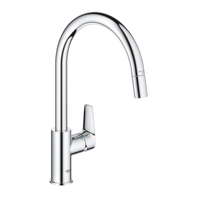 GROHE ΜΠΑΤΑΡΙΑ ΚΟΥΖΙΝΑΣ BAUEDGE ΜΕ ΝΤΟΥΣ 30536000 ΧΡΩΜΕ