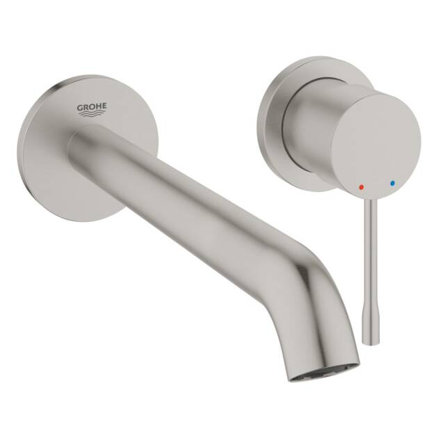 GROHE ΕΝΤΟΙΧΙΖΟΜΕΝΗ ΜΠΑΤΑΡΙΑ ΝΙΠΤΗΡΑ ESSENCE 23cm 29193DC1 SUPER STEEL
