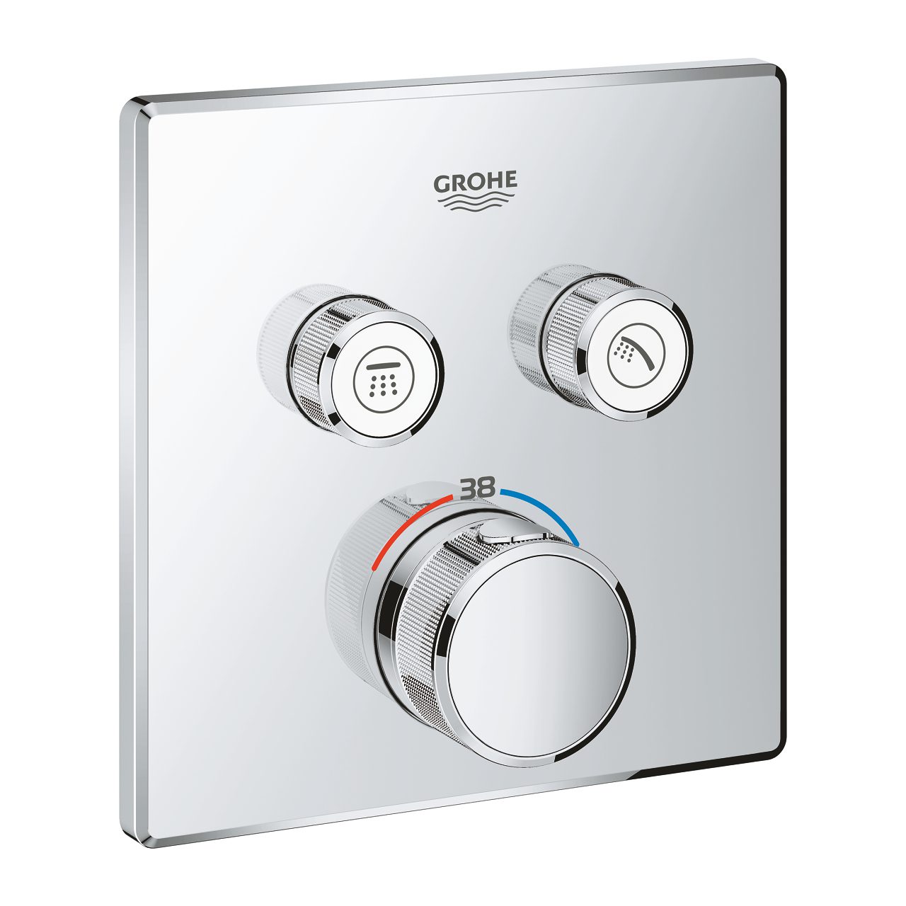 GROHE ΘΕΡΜΟΣΤΑΤΙΚΗ ΕΝΤΟΙΧΙΖΟΜΕΝΗ ΜΠΑΤΑΡΙΑ 2 ΕΞΟΔΩΝ SMART CONTROL 29124000 ΧΡΩΜΕ