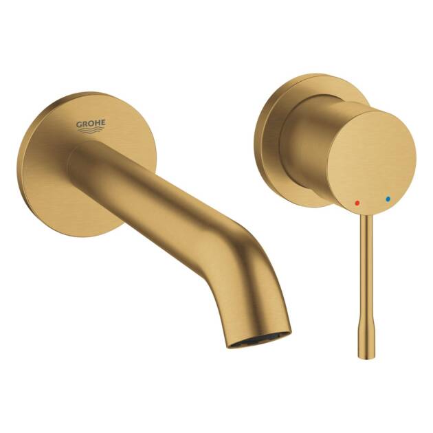GROHE ΜΠΑΤΑΡΙΑ ΝΙΠΤΗΡΑ ΤΟΙΧΟΥ ESSENCE 18 cm 29192GN1 BRUSHED COOL SUNRISE