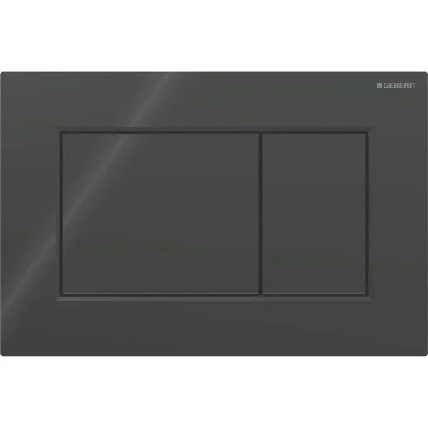 GEBERIT ΠΛΑΚΕΤΑ ΕΝΕΡΓΟΠΟΙΗΣΗΣ SIGMA 01 SQUARE 115.660.DW.1 ΜΑΥΡΗ ΓΥΑΛΙΣΤΕΡΗ 16.4 x 24.6
