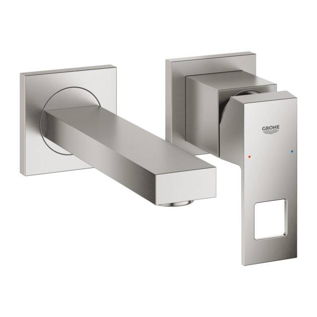 GROHE ΜΠΑΤΑΡΙΑ ΛΟΥΤΡΟΥ EUROCUBE 2 ΕΞΟΔΩΝ 24062DC0 SUPERSTEEL