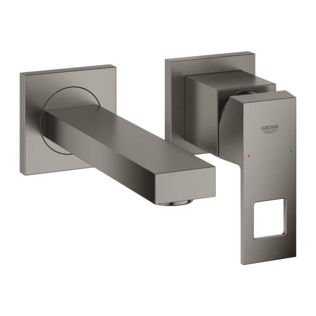 GROHE ΜΠΑΤΑΡΙΑ ΝΕΡΟΧΥΤΗ EUROCUBE 19895AL0 BRUSHED HARD GRAPHITE