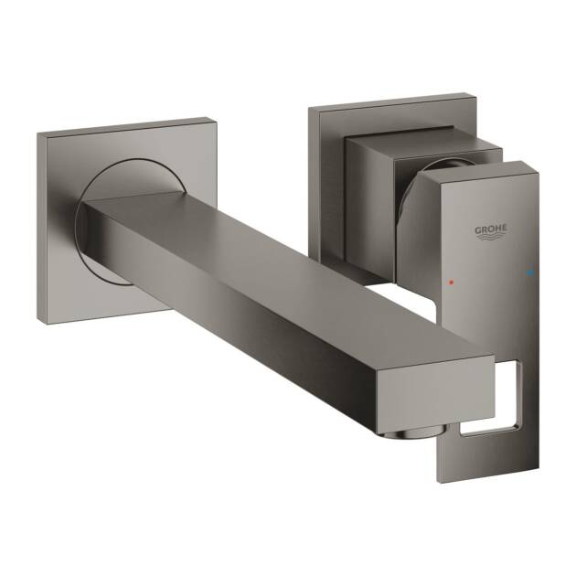 GROHE ΜΠΑΤΑΡΙΑ ΝΙΠΤΗΡΑ EUROCUBE 23447AL0 BRUSHED HARD GRAPHITE