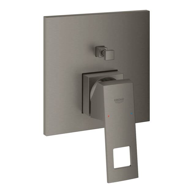 GROHE ΜΠΑΤΑΡΙΑ ΛΟΥΤΡΟΥ EUROCUBE 2 ΕΞΟΔΩΝ 24062AL0 BRUSHED HARD GRAPHITE