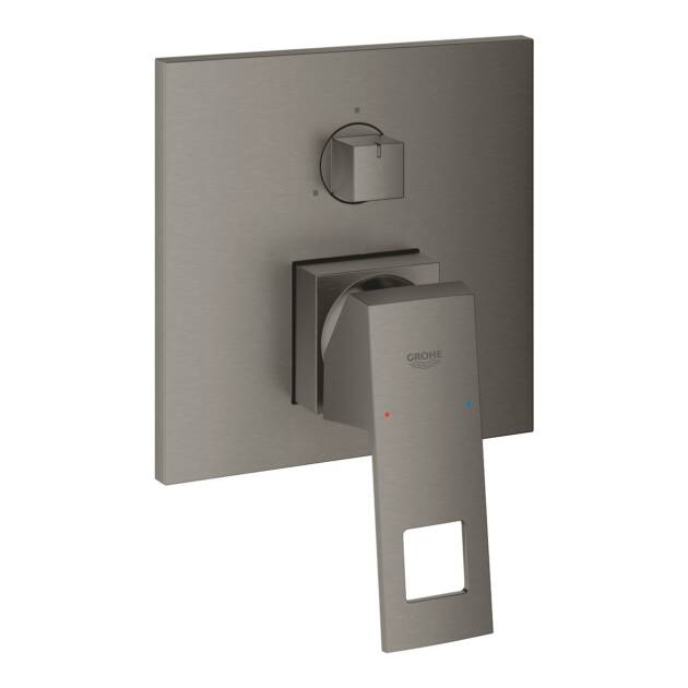 GROHE ΜΠΑΤΑΡΙΑ EUROCUBE 3 ΕΞΟΔΩΝ 24094AL0 BRUSHED HARD GRAPHITE
