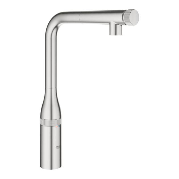 GROHE ΜΠΑΤΑΡΙΑ ΝΕΡΟΧΥΤΗ ESSENCE SMART CONTROL ΜΕ ΝΤΟΥΖ 31615DC0 SUPERSTEEL