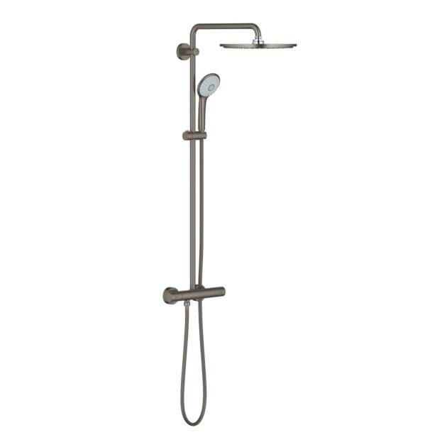 GROHE ΣΥΣΤΗΜΑ ΝΤΟΥΖ EUPHORIA SYSTEM 310 ΜΕ ΘΕΡΜΟΣΤΑΤΙΚΗ ΜΠΑΤΑΡΙΑ 26075AL0 BRUSHED HARD GRAPHITE