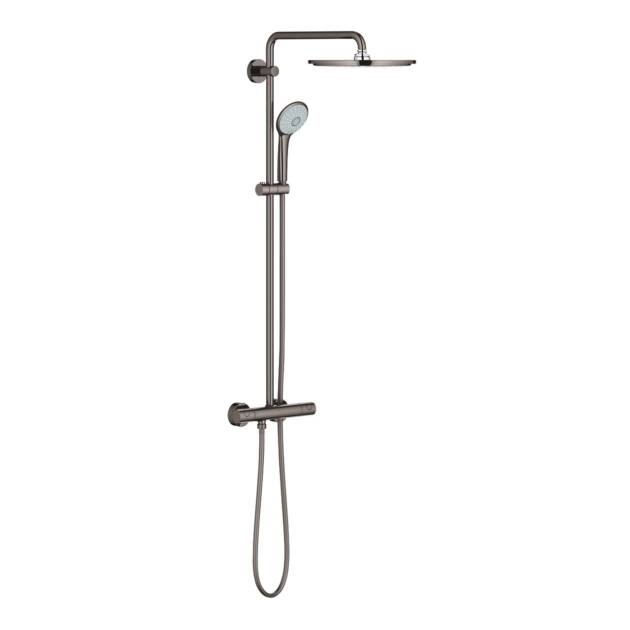 GROHE ΣΥΣΤΗΜΑ ΝΤΟΥΖ EUPHORIA SYSTEM 310 ΜΕ ΘΕΡΜΟΣΤΑΤΙΚΗ ΜΠΑΤΑΡΙΑ 26075A00 HARD GRAPHITE