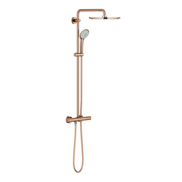 GROHE ΣΥΣΤΗΜΑ ΝΤΟΥΖ EUPHORIA SYSTEM 310 ΜΕ ΘΕΡΜΟΣΤΑΤΙΚΗ ΜΠΑΤΑΡΙΑ 26075DA0 WARM SUNSET