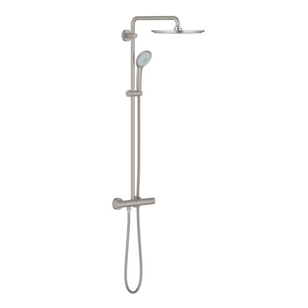GROHE ΣΥΣΤΗΜΑ ΝΤΟΥΖ EUPHORIA SYSTEM 310 ΜΕ ΘΕΡΜΟΣΤΑΤΙΚΗ ΜΠΑΤΑΡΙΑ 26075DC0 SUPERSTEEL