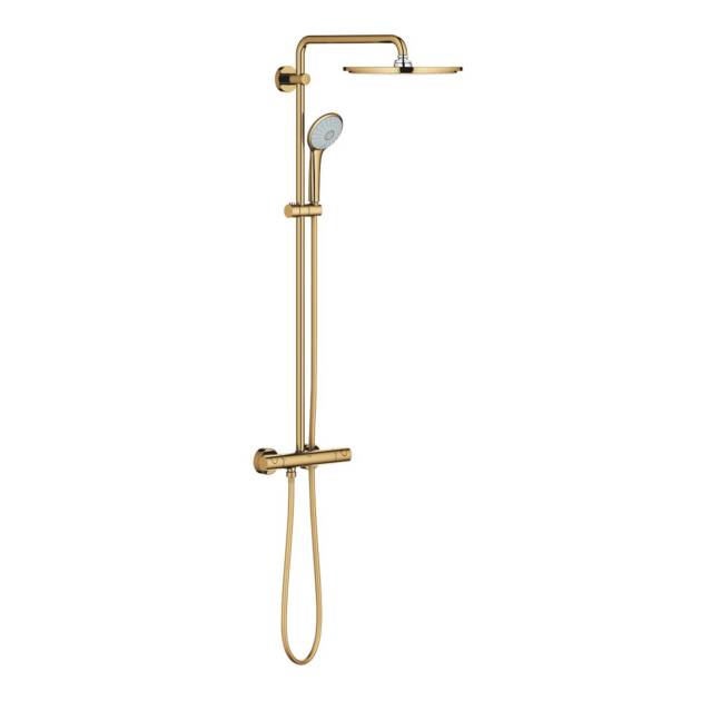 GROHE ΣΥΣΤΗΜΑ ΝΤΟΥΖ EUPHORIA SYSTEM 310 ΜΕ ΘΕΡΜΟΣΤΑΤΙΚΗ ΜΠΑΤΑΡΙΑ 26075GL0 COOL SUNRISE