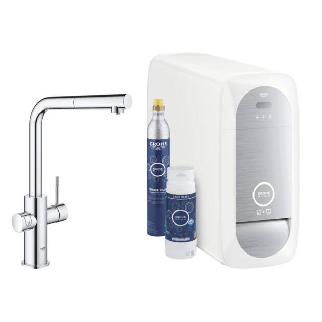 GROHE ΜΠΑΤΑΡΙΑ ΝΕΡΟΧΥΤΗ GROHE BLUE HOME ΜΕ ΦΙΛΤΡΟ ΝΕΡΟΥ 31539000 ΧΡΩΜΕ