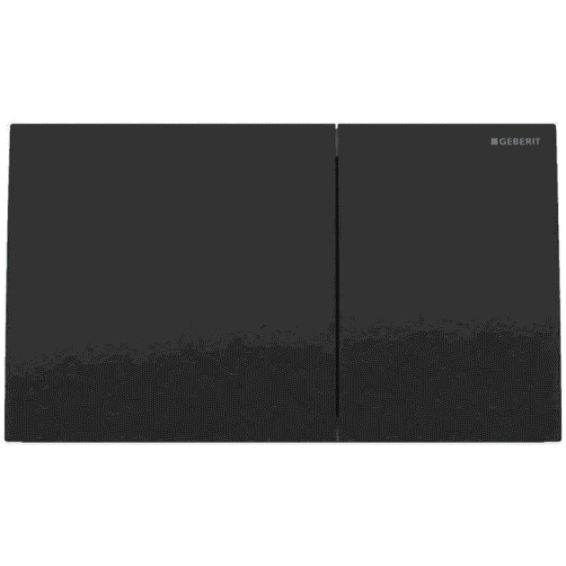 GEBERIT ΜΗΧΑΝΙΚΗ ΠΛΑΚΕΤΑ SIGMA 70 SQUARE ΑΝΟΞΕΙΔΩΤΗ ΜΑΥΡΗ ΜΑΤ 115.622.14.1 14.5 x 25.0