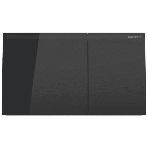 GEBERIT ΜΗΧΑΝΙΚΗ ΠΛΑΚΕΤΑ SIGMA 70 SQUARE ΓΥΑΛΙΝΗ ΜΑΥΡΗ 115.622.SJ.1 14.5 x 25.0