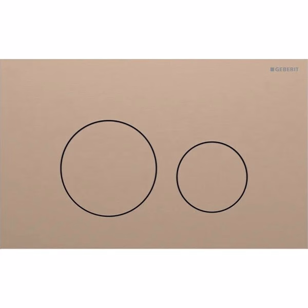 GEBERIT ΠΛΑΚΕΤΑ ΕΝΕΡΓΟΠΟΙΗΣΗΣ SIGMA 40 ROUND ΑΝΟΞΕΙΔΩΤΗ RED GOLD 115.628.QB.1 15.2 x 24.6