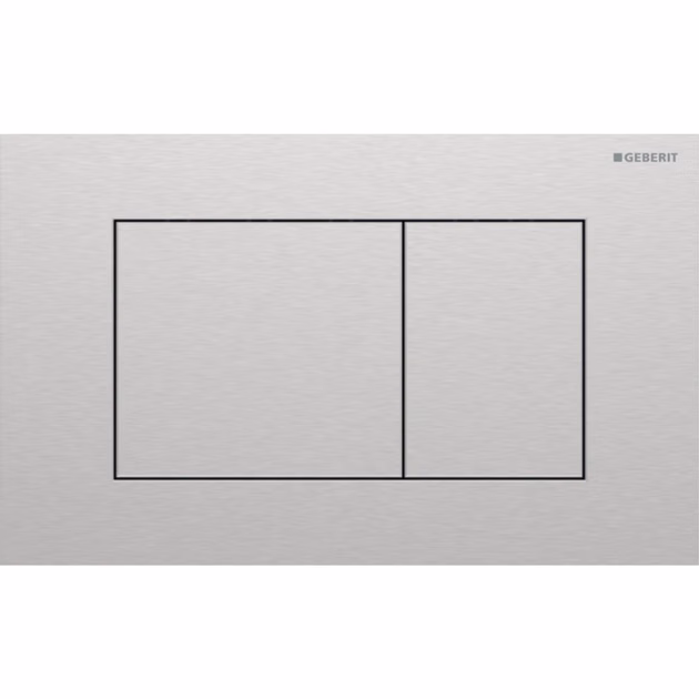GEBERIT ΠΛΑΚΕΤΑ ΕΝΕΡΓΟΠΟΙΗΣΗΣ SIGMA 40 SQUARE ΑΝΟΞΕΙΔΩΤΗ ΧΡΩΜΕ 115.629.FW.1 15.2 x 24.6