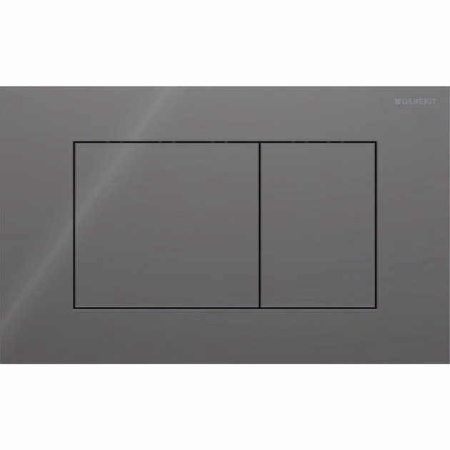 GEBERIT ΠΛΑΚΕΤΑ ΕΝΕΡΓΟΠΟΙΗΣΗΣ SIGMA 40 SQUARE ΓΥΑΛΙΝΗ LAVA 115.629.JK.1 15.2 x 24.6