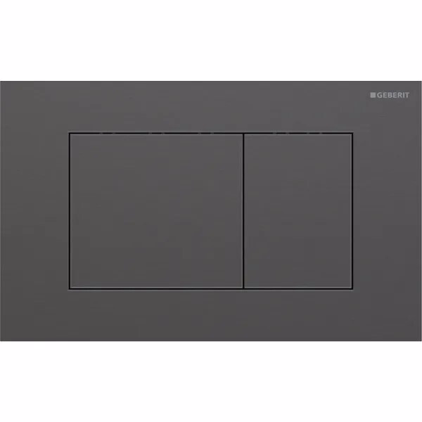 GEBERIT ΠΛΑΚΕΤΑ ΕΝΕΡΓΟΠΟΙΗΣΗΣ SIGMA 40 SQUARE ΑΝΟΞΕΙΔΩΤΗ ΜΑΥΡΗ 115.629.QD.1 15.2 x 24.6