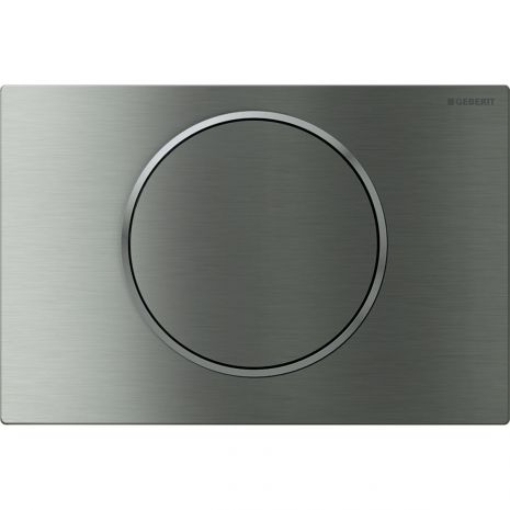 GEBERIT ΜΗΧΑΝΙΚΗ ΠΛΑΚΕΤΑ SIGMA 10 ROUND INOX ΜΕ ΔΑΚΤΥΛΙΟ ΓΥΑΛΙΣΤΕΡΟ 115.758.SN.5 16.4 x 24.6