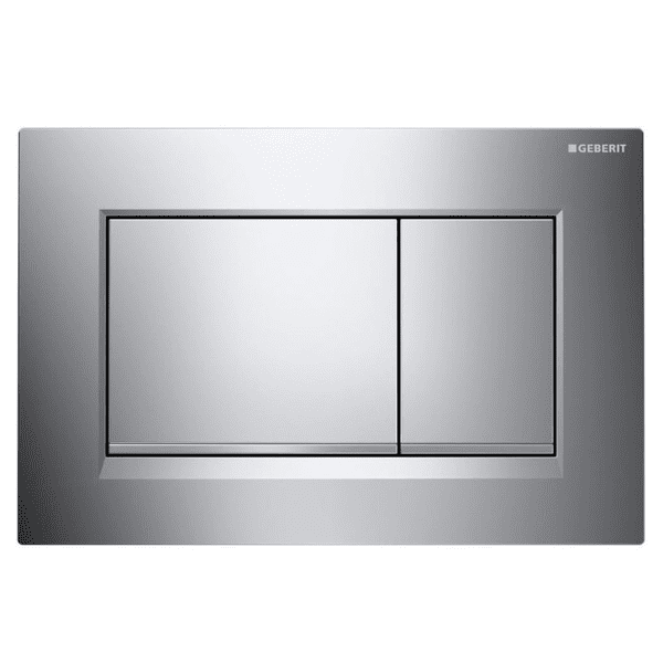 GEBERIT ΜΗΧΑΝΙΚΗ ΠΛΑΚΕΤΑ SIGMA 20 SQUARE ΧΡΩΜΕ ΓΥΑΛΙΣΤΕΡΗ ΜΕ ΡΙΓΑ ΧΡΩΜΕ ΜΑΤ 115.883.KH.1 16.4 x 24.6