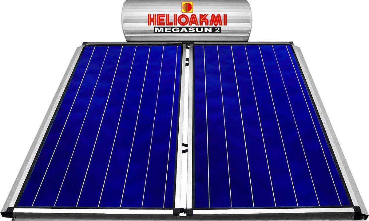 HELIOAKMI MEGASUN 2 ΗΛΙΑΚΟΣ ΘΕΡΜΟΣΙΦΩΝΑΣ 200Lt/4,2m2 ΤΡΙΠΛΗΣ ΕΝΕΡΓΕΙΑΣ ΓΙΑ ΑΝΤΛΙΑ ΘΕΡΜΟΤΗΤΑΣ