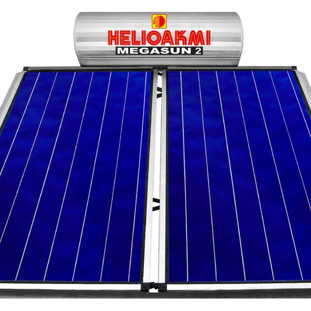HELIOAKMI MEGASUN 2 ΗΛΙΑΚΟΣ ΘΕΡΜΟΣΙΦΩΝΑΣ 200Lt/4,2m2 ΔΙΠΛΗΣ ΕΝΕΡΓΕΙΑΣ